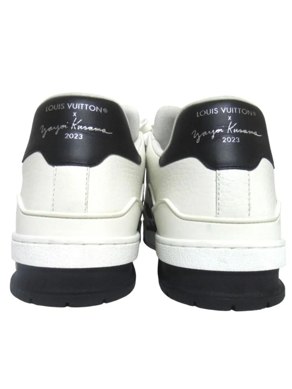 Louis Vuitton Yayoi Kusama Collaboration LV Trainers Leather Sneakers 7.5
